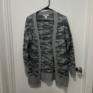 Grey camo sweater